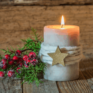 Vela hexagonal aroma Uva